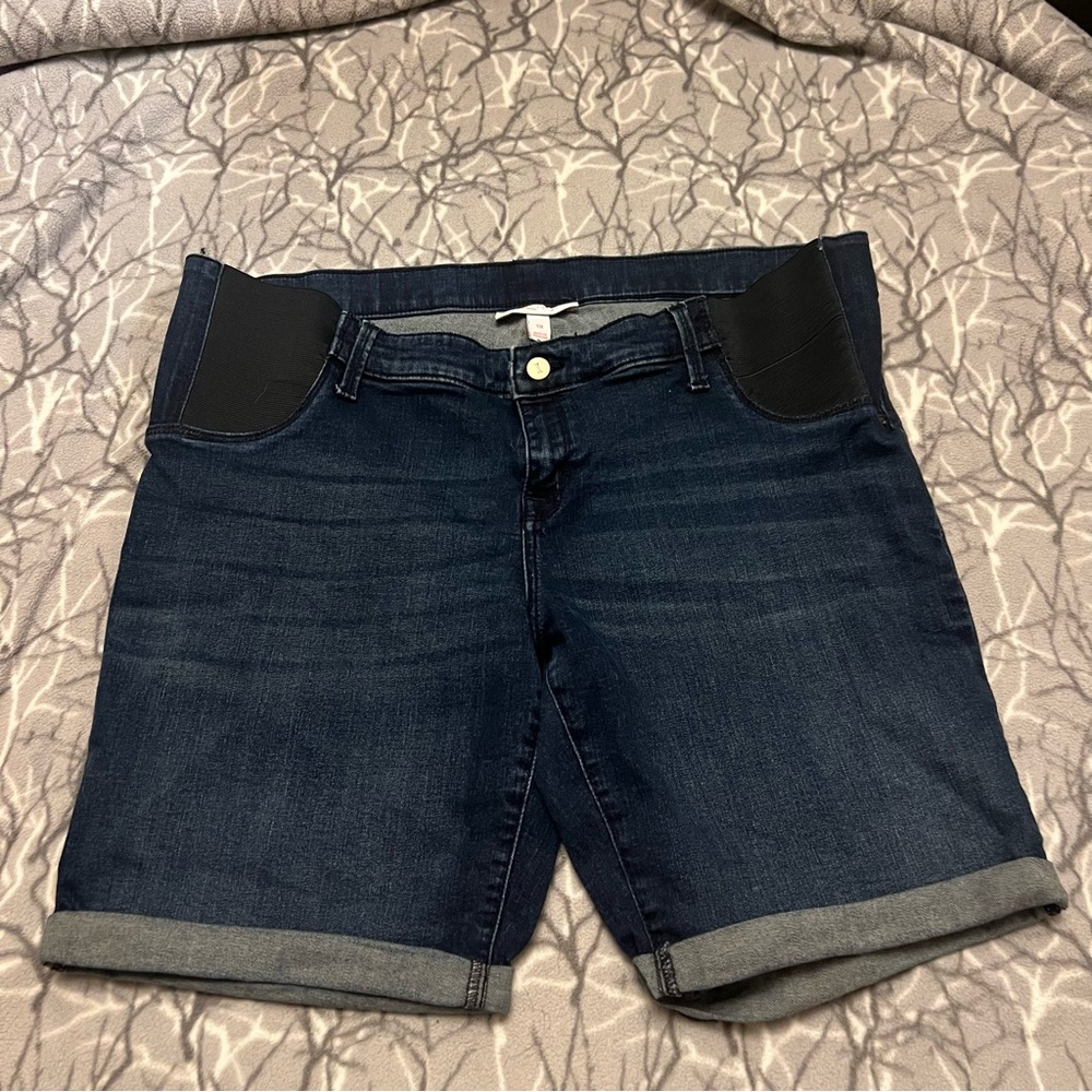 Maternity Jean Shorts Size 18